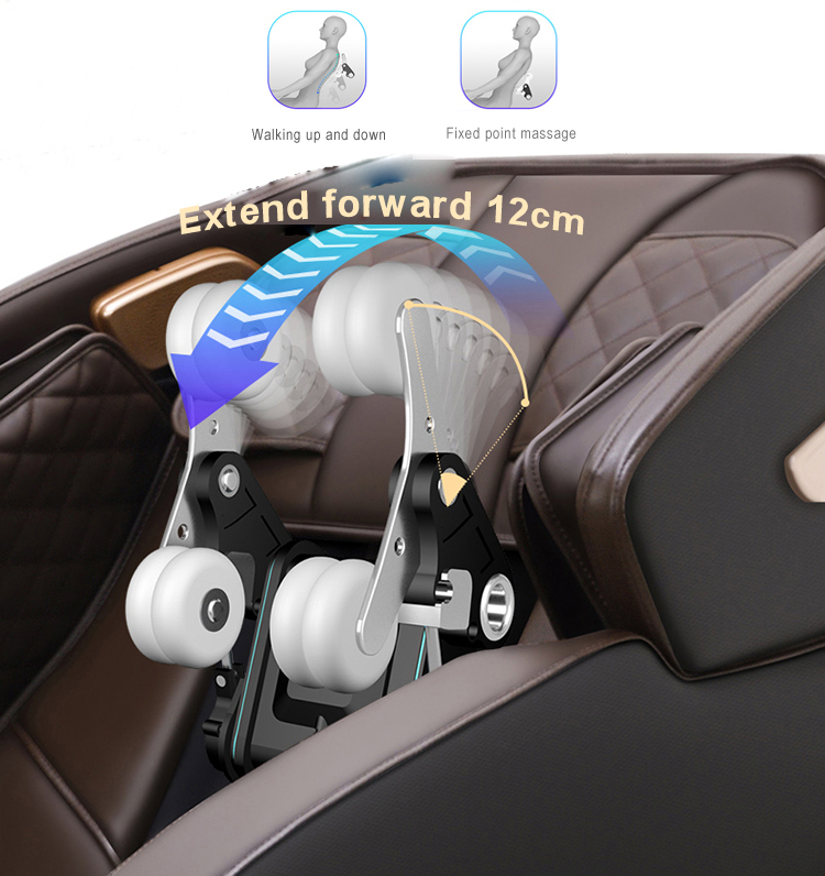 Double SL shape full body 4d zero gravity massage chair HFRK3