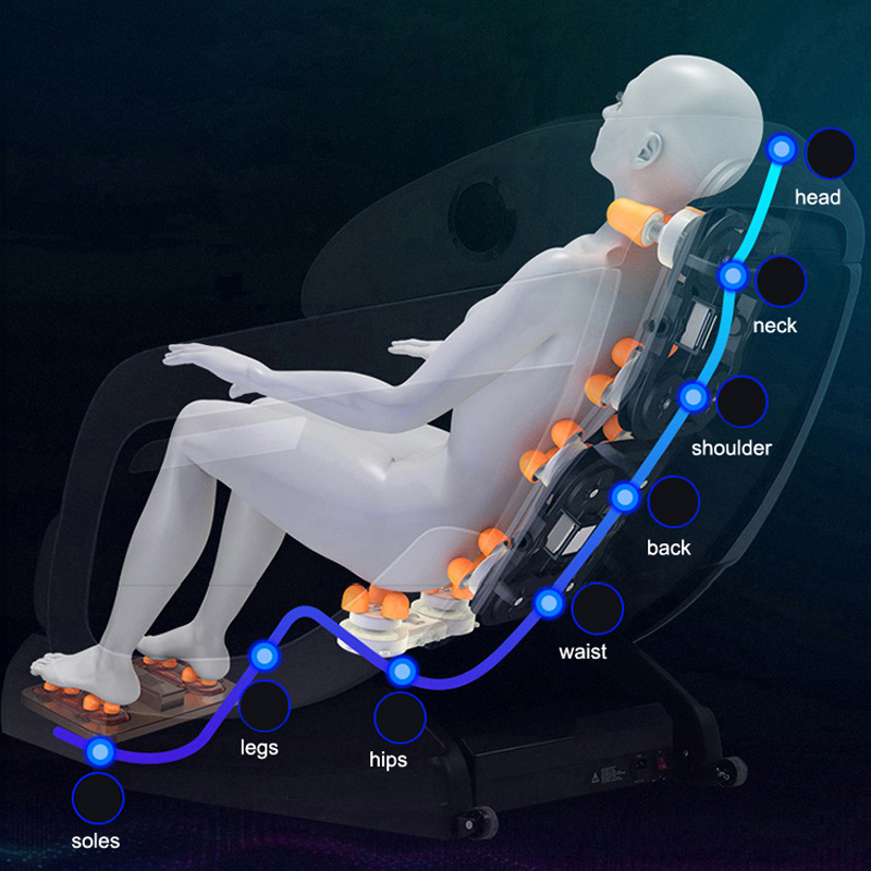 Deluxe Zerogravty Massage Chair HFRM9 with TouchScreen Control