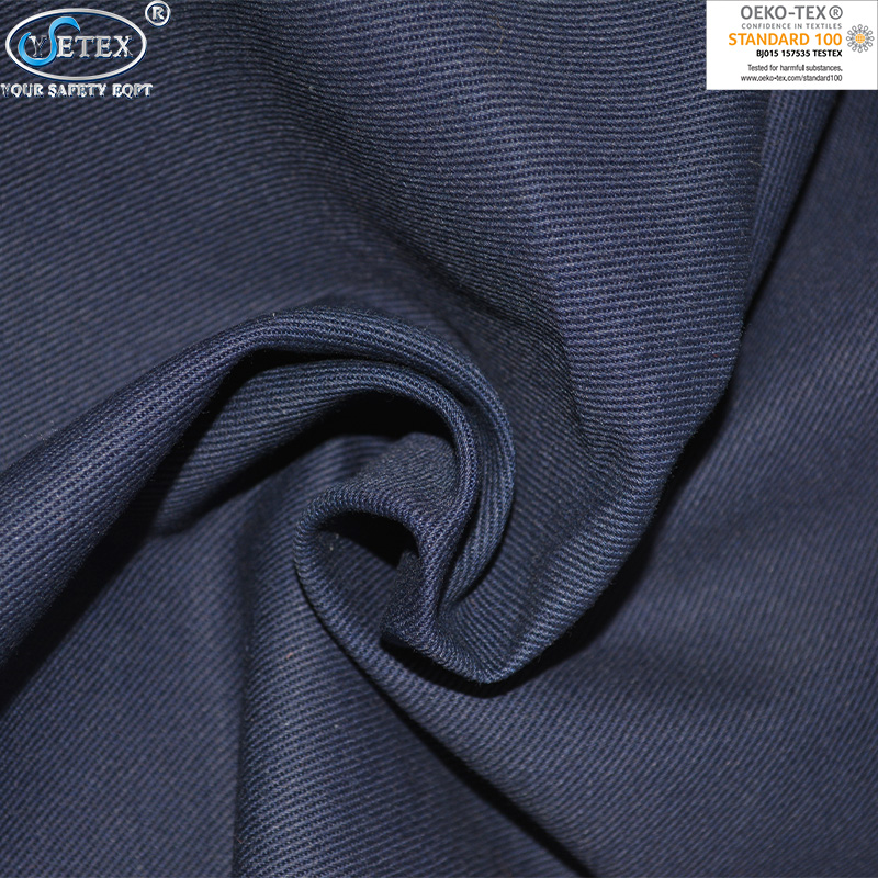 cotton nylon metal anti staic fiber flame retardant fabric for jackets and pants