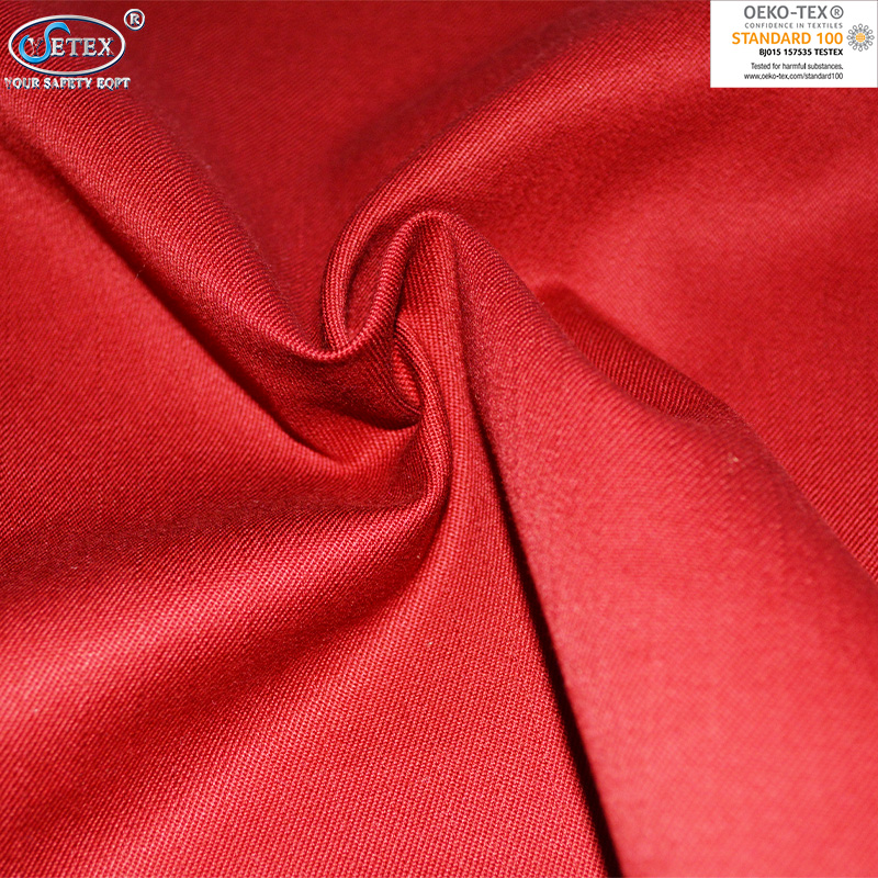 100 cotton twill arcproof fabric for coveralls jackets pants with EN11612 standards