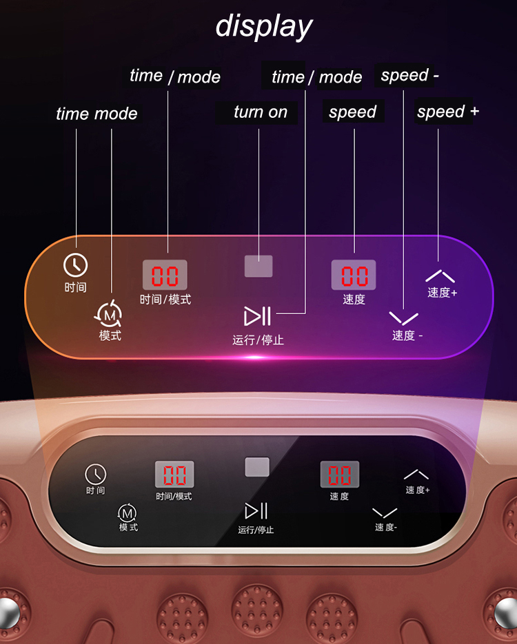 Ultrathin Electric Crazy Fit Massager HFR667A