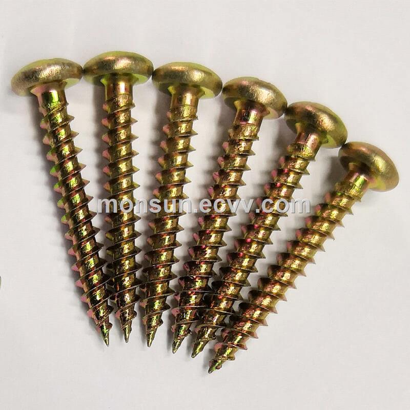 Cross Mushroon head Selftapping screw full threedhalf thread23thread Screws supplier