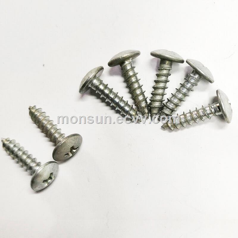 Cross Mushroon head Selftapping screw full threedhalf thread23thread Screws supplier