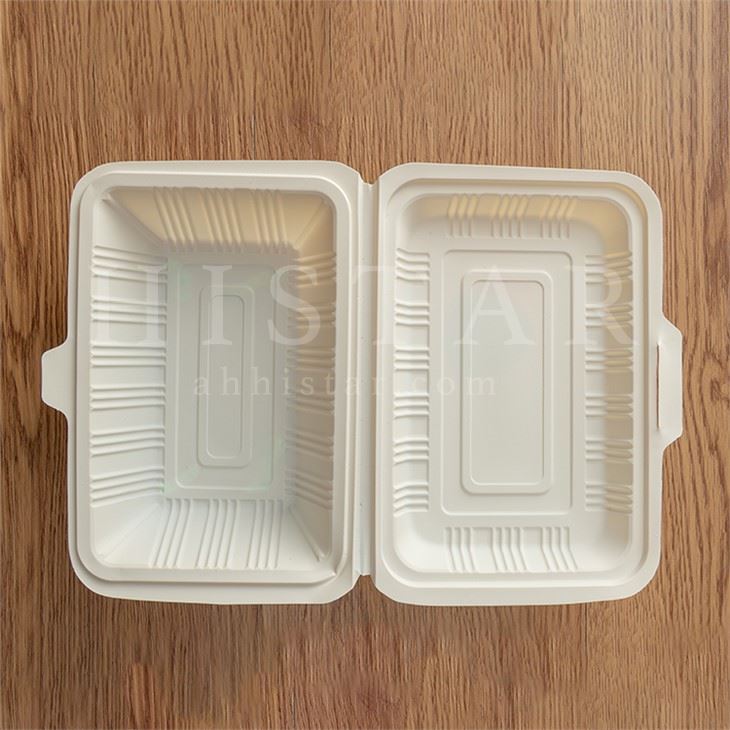 Disposable biodegradable food containers corn starch takeaway food containers