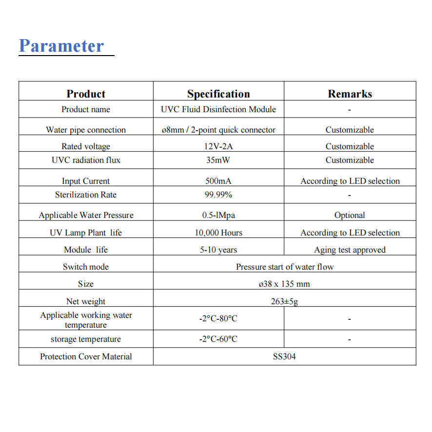 desinfect 275nm far uvc water air sterilizer disinfection led light lamp chip sanitizer purifier module