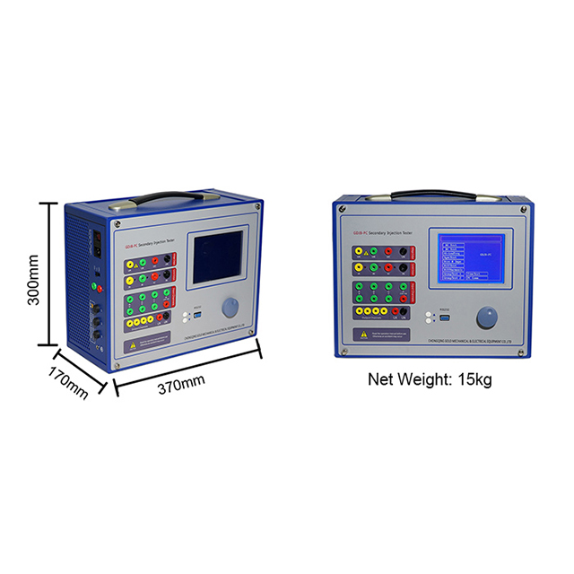 High Accuracy Secondary Current Injection Intelligent Testing InstrumentPower System Protection Relay Tester