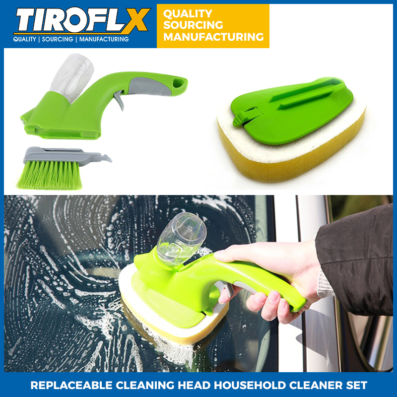 TIROFLX Replaceable cleaning head household cleaning set