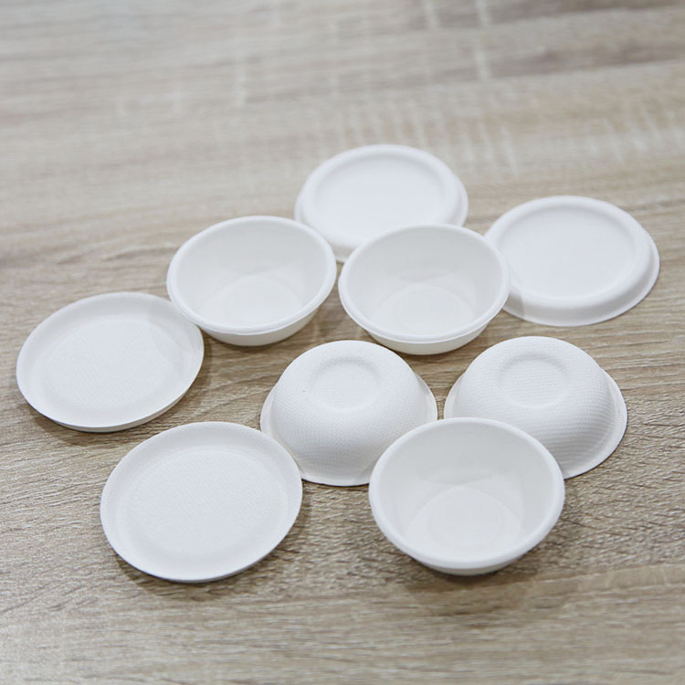 Wholesale biodegradable sauce cups disposable tomato salad sauce cups