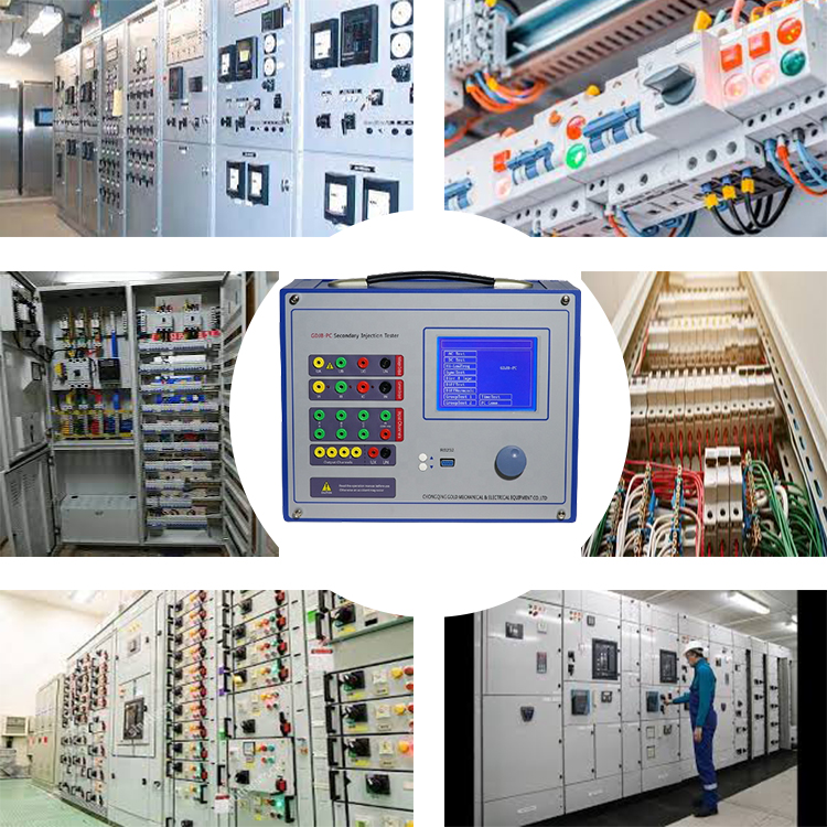 High Accuracy Secondary Current Injection Intelligent Testing InstrumentPower System Protection Relay Tester