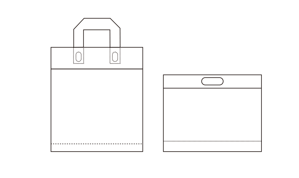 Zhongxin CE certificated Side sealing Carry Handle Bag making machine