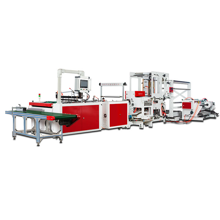 Zhongxin CE certificated Side sealing Carry Handle Bag making machine