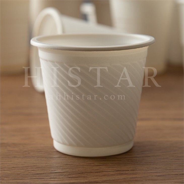 Corn starch biodegradable coffee cup disposable beverage cup