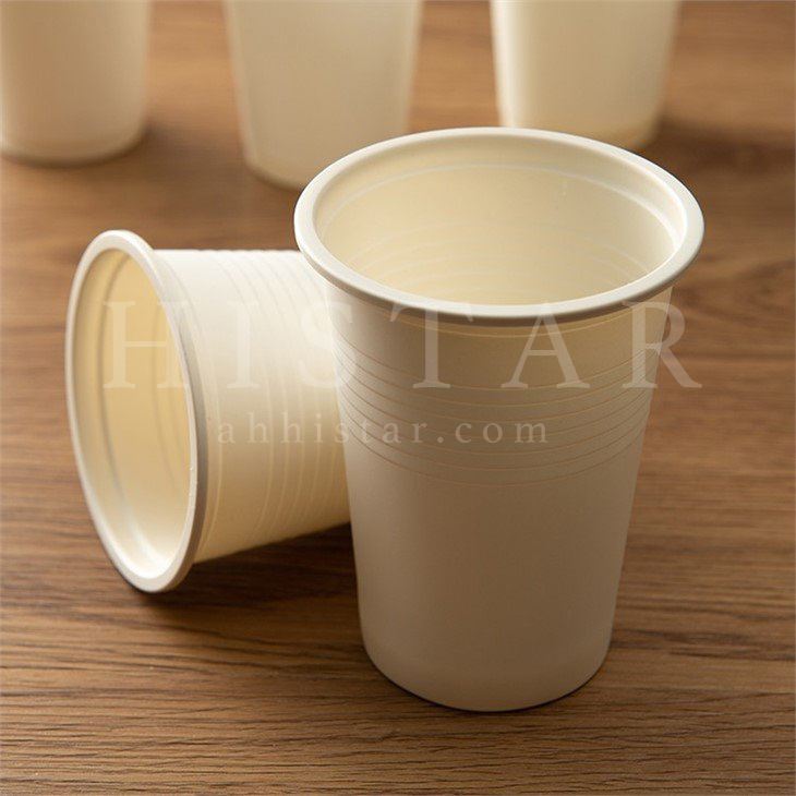 Corn starch biodegradable disposable coffee cups drink cups