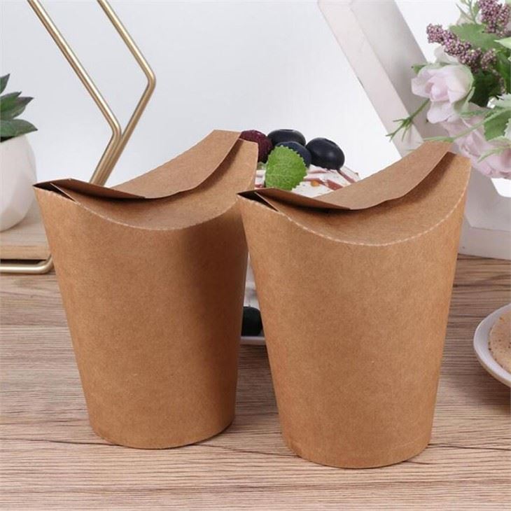 Environmentally friendly kraft paper food packaging box ice cream packaging box