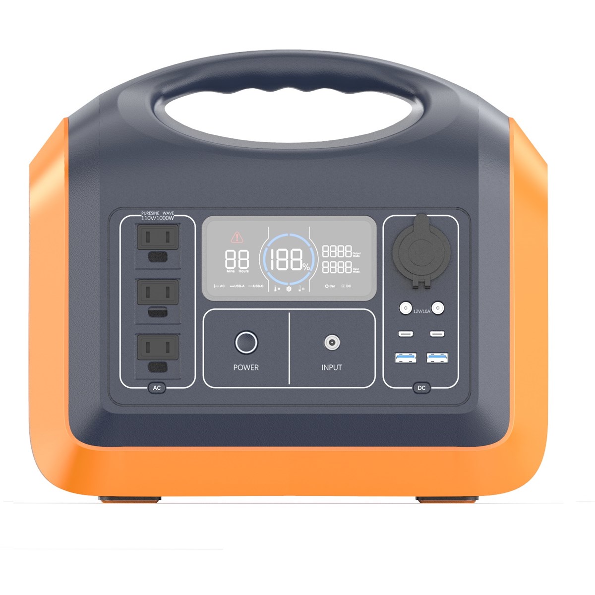 1200W portable power station solar energy for ourdoor camping
