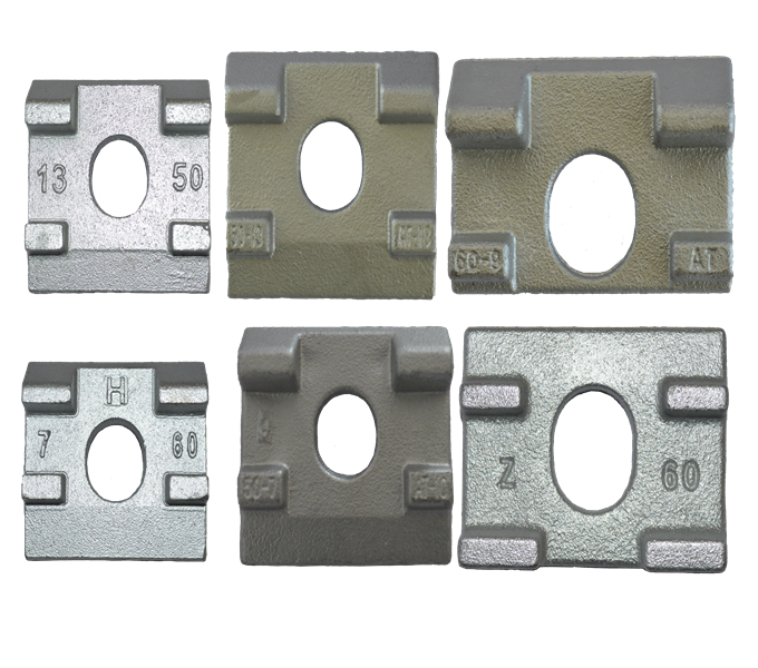 Guard Rail Clamps for Railway Rail Fastening Systems