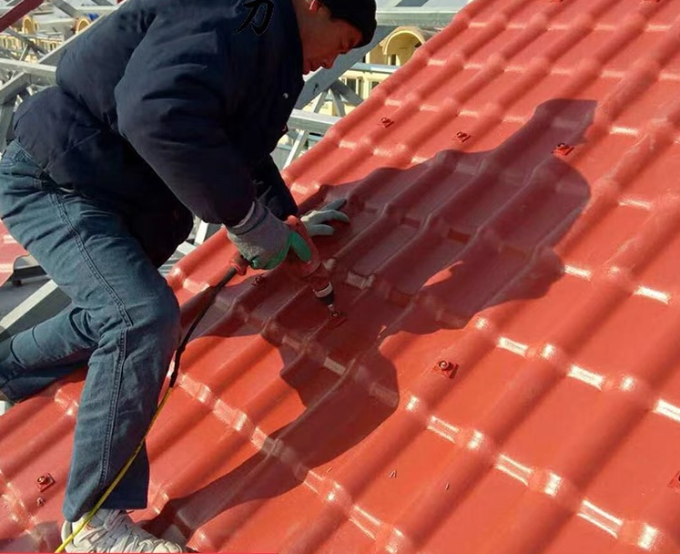 Hot SaleThermal Insulation ASA PVC Corrugated Roof Sheet Synthetic Resin Protected Spanish PVC Plastic Roofing Mate