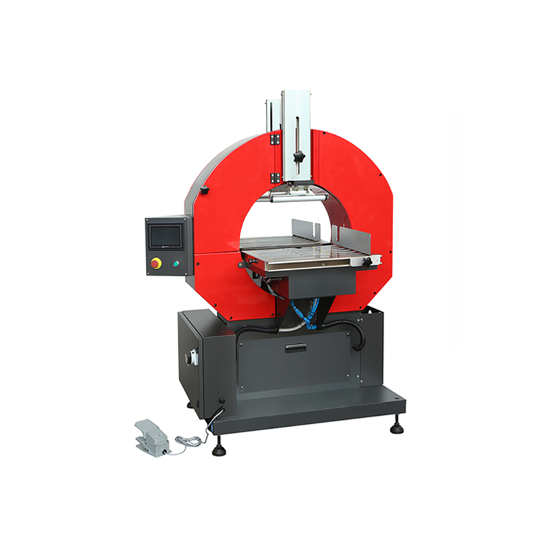 Aluminum profile sofa door windows steel pipe tyre panel orbital wrapper horizontal stretch warpping machine