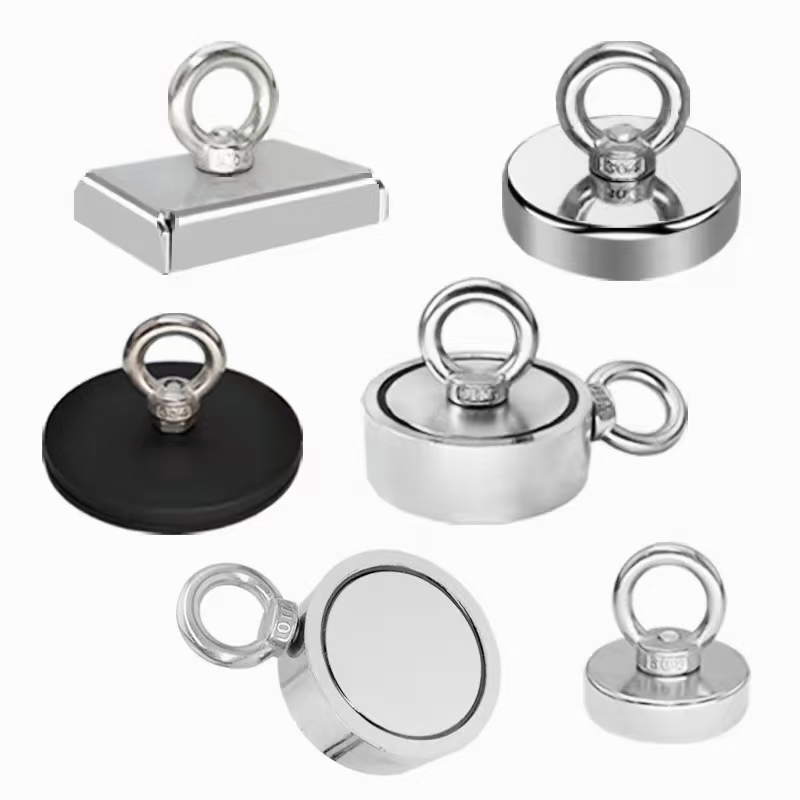 neodymium strong magnetic fishing deep sea doublesided doublering salvage magnet