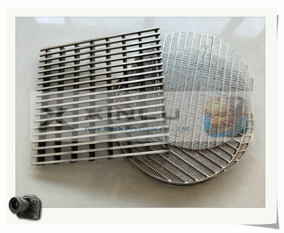 High Efficiency Wedge Wire Wrap Flat Screen Panel Johnson Filter Plate V Wire Slot Panel Sieve Bend