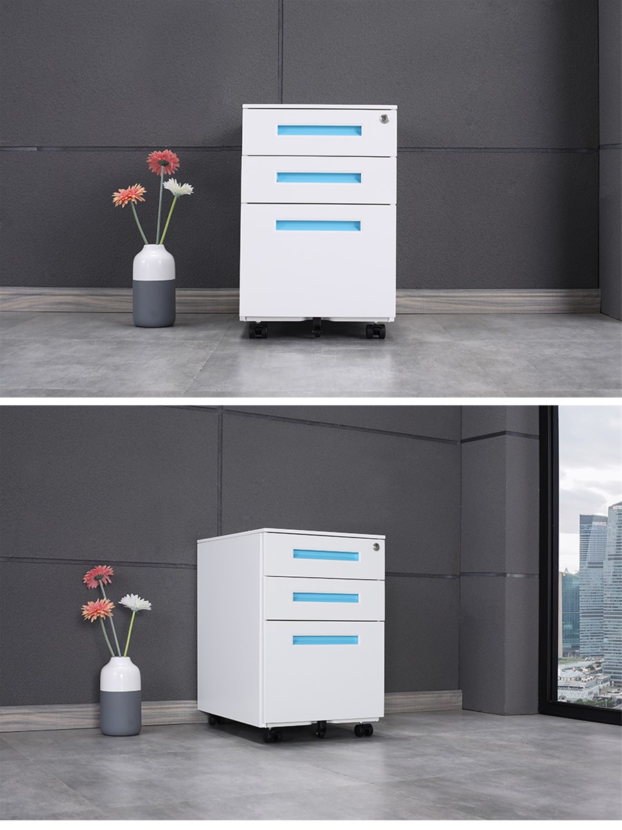 Office under Desk Movable File Cabinet Mobile Pedestals