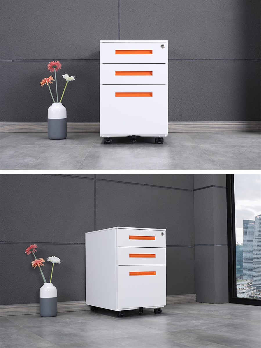 Office under Desk Movable File Cabinet Mobile Pedestals