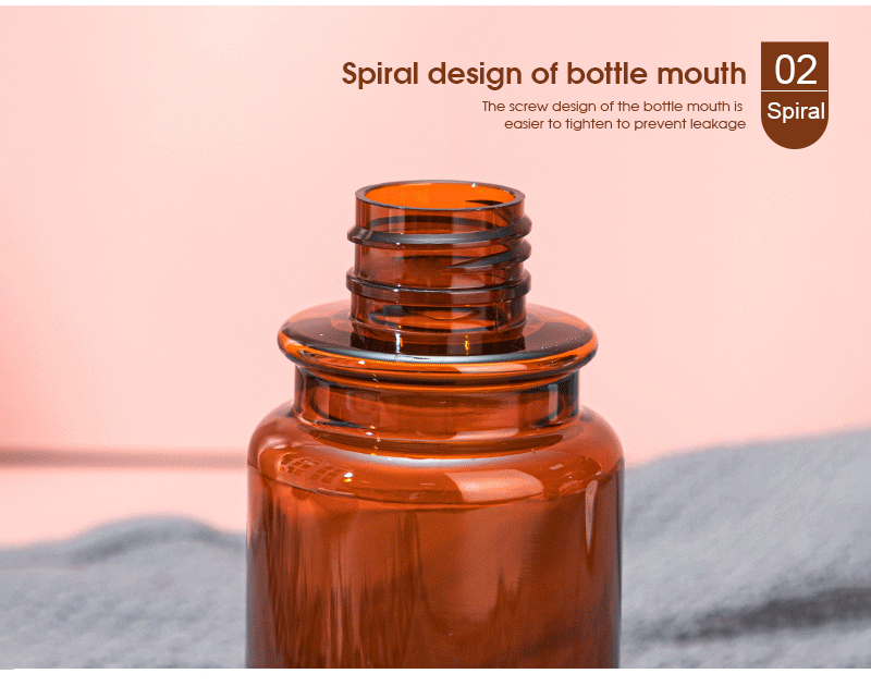 High end dark brown cosmetic plastic bottle and jar pump bottle for lotion serum cream full set