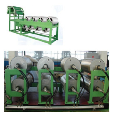 Drum type rubber cooling machine