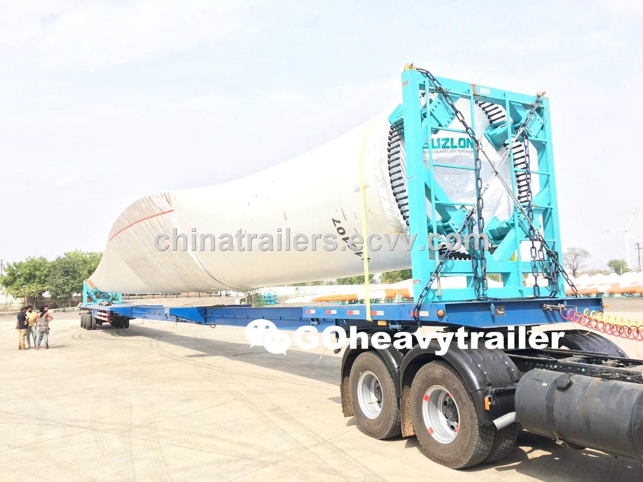 Windmill Blade Trailer For Wind Energy Project