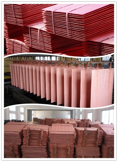 Electrolytic Copper Cathode 9999copper plates