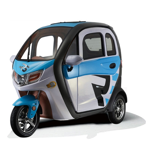 2021 New design electric Passager Tricycle Enclosed Type electric trike