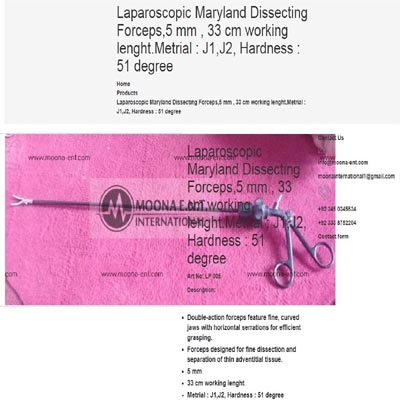 Laparoscopic Maryland Dissecting Forceps