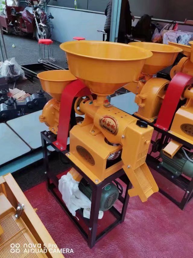 mini rice milling machine with gasoline engine portable paddy dehuller