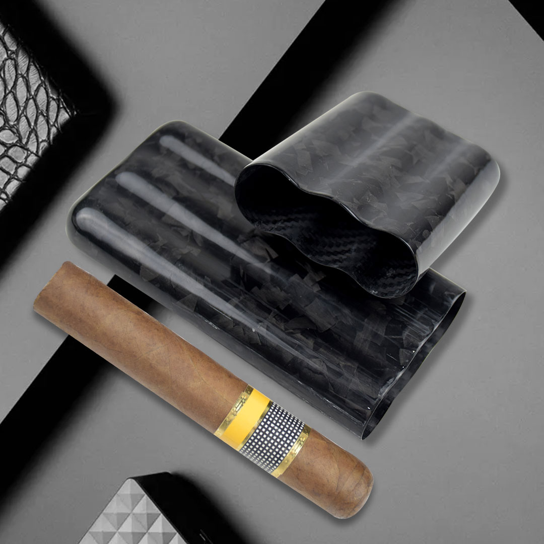 Forged Carbon Fiber Cigar Cases