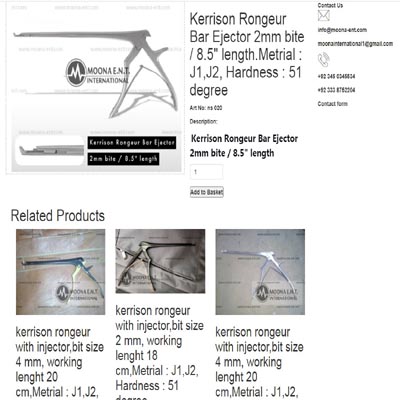 Kerrison Rongeur Bar Ejector