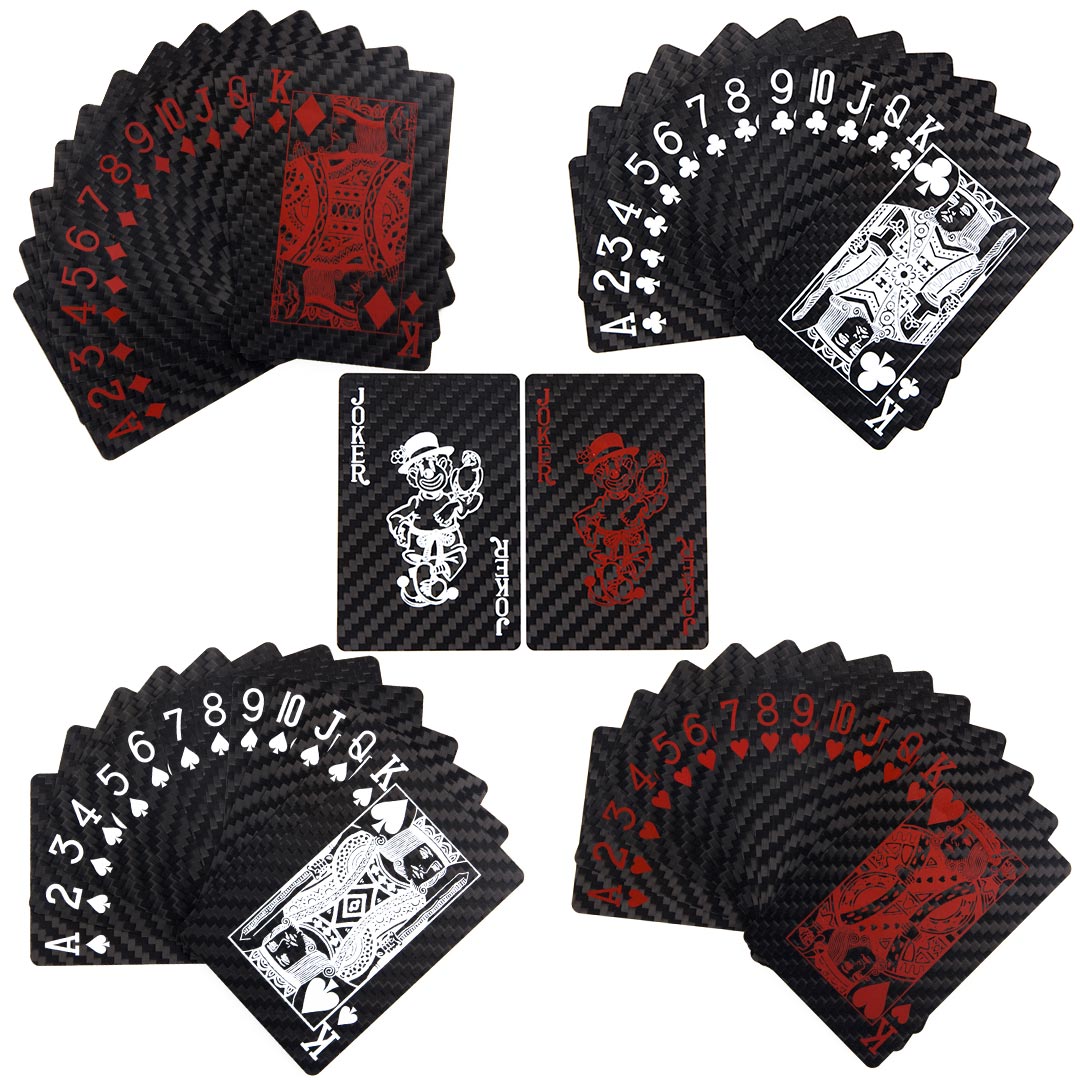 Carbon Fiber Poker Playing Cards