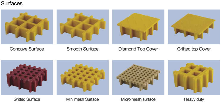 FRP molding Grating for oil gas plateform