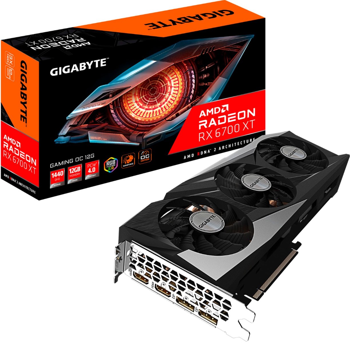 AMD Radeon RX 6700 XT GAMING OC 12GB GDDR6 PCI Express 40 Gaming Graphics Card