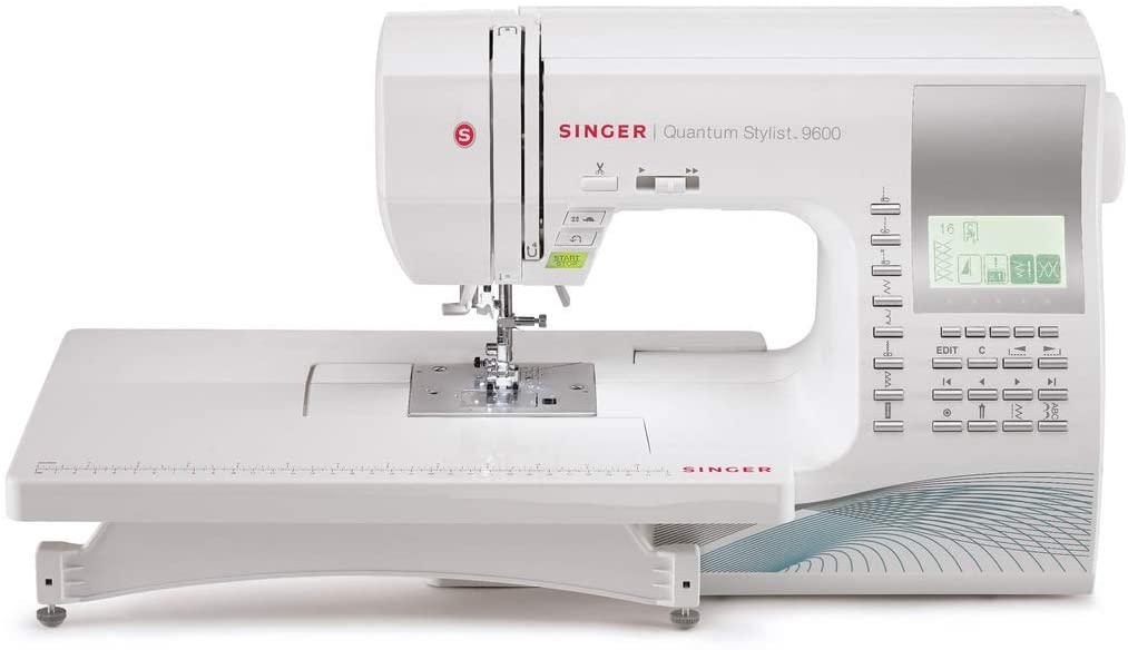 SINGER Quantum Stylist 9960 Computerized Portable Sewing Machine with 600Stitches Electronic Auto Pilot Mode Extens