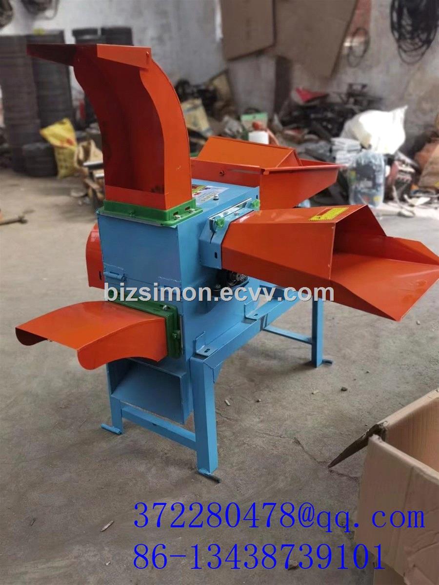 Grass Cutter weed Chopper Small Farm Animal Cattle Sheep Feed Silage Straw Crusher Machine Corn stalk Crusher Hay Crop