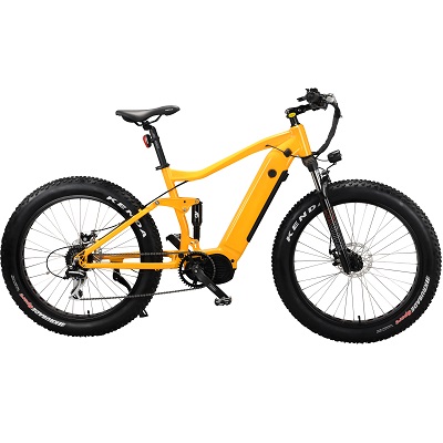 HOT SALE Ba fang ultra 1000W mid drive full suspension fat electric mountain bike