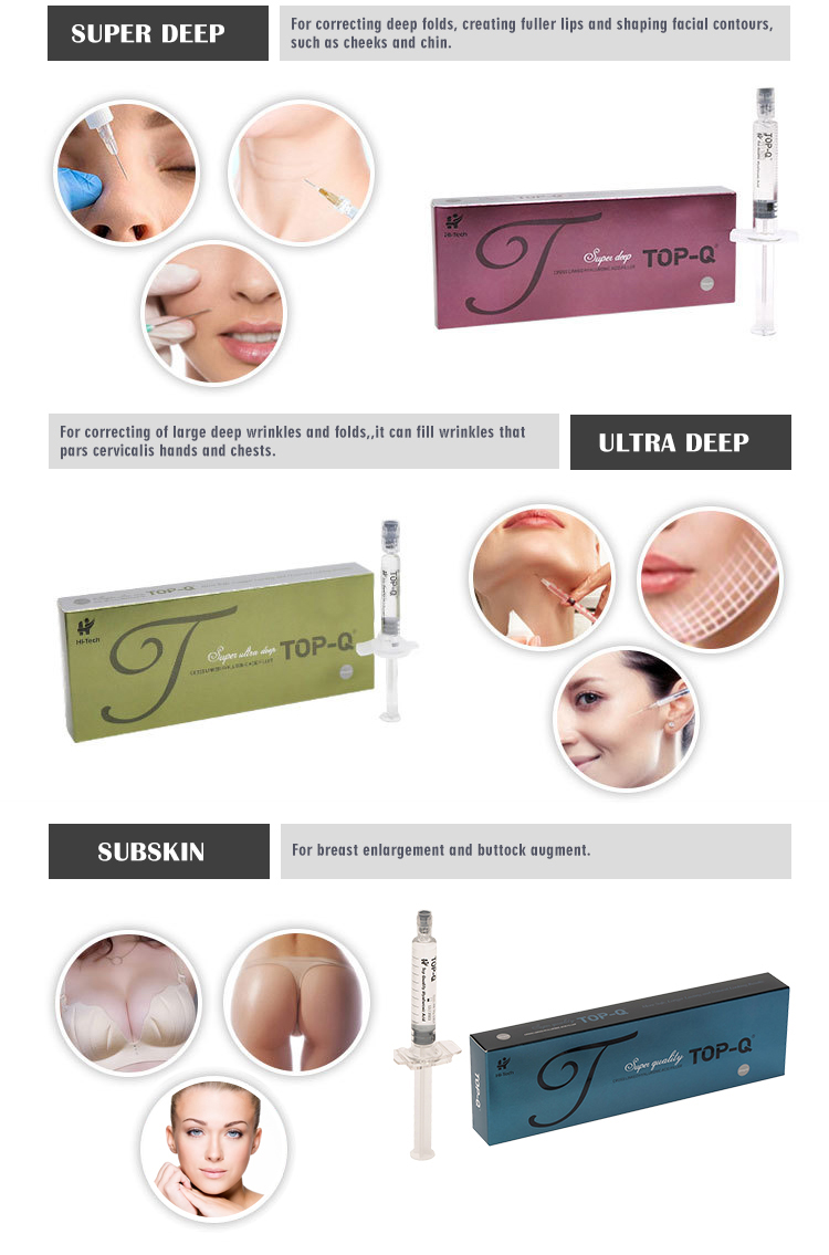 Long Lasting 1cc Cross Linked Breast Butt Penis Enhancement Hylauronic Acid Dermal Filler
