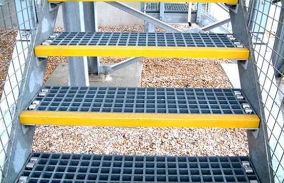 FRP Anti slip stair treads fiber glass plastic