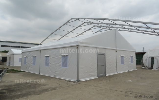 10x10m Military Sleeping Tent 100sqm Space with Screen Windows