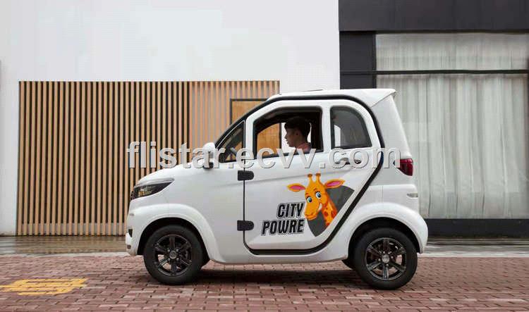 2021 New 4 Wheel Electric Scooter 2 Seater Electric Car For Taxi