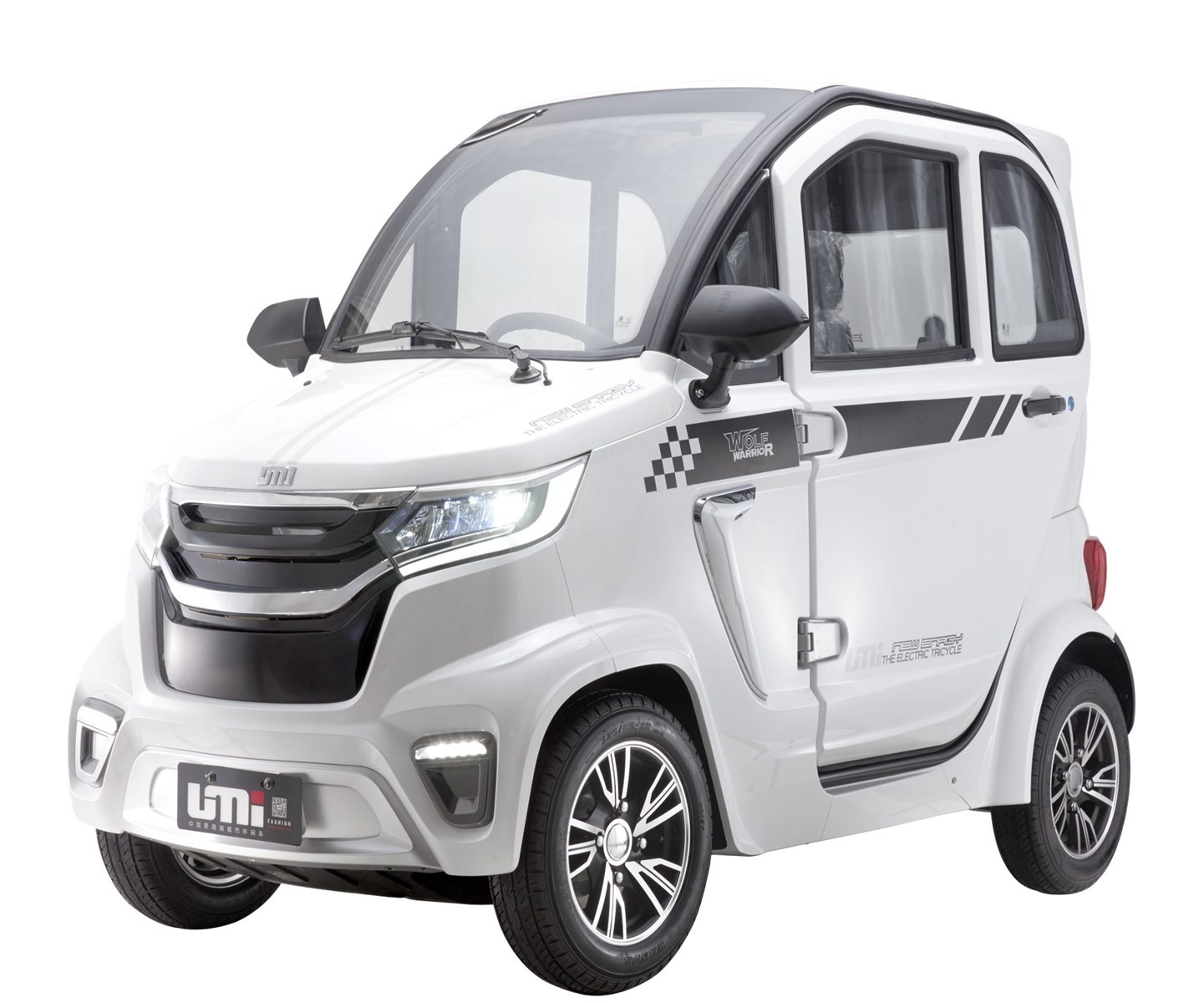 2kw lead acid battery closed 4 wheel Intelligent electric vehicle mini electric car