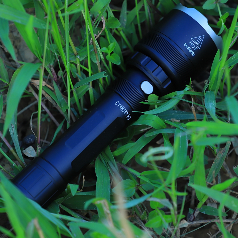 Cyansky H3 MultiColor Hunting Flashlight 1300Lumens400M