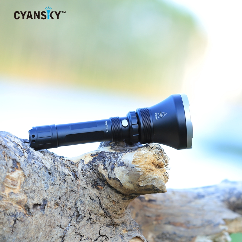 Cyansky H5 Multicolor Hunting Flashlight 1300Lumens600M
