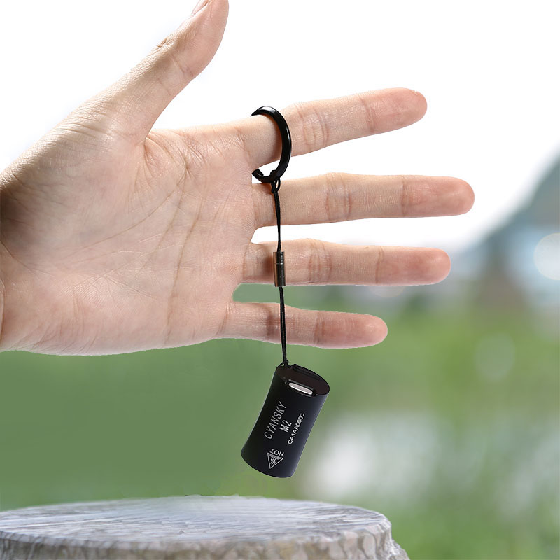 Cyansky M2 MiniSize EDC Keychain Flashlight 200 Lumens 83M