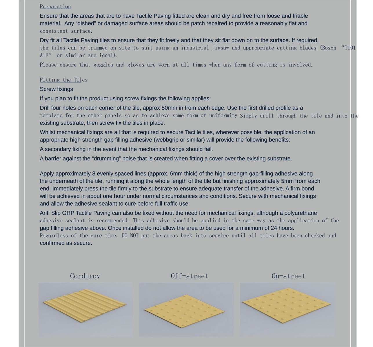 FRPGRP Tactile paving manufactor